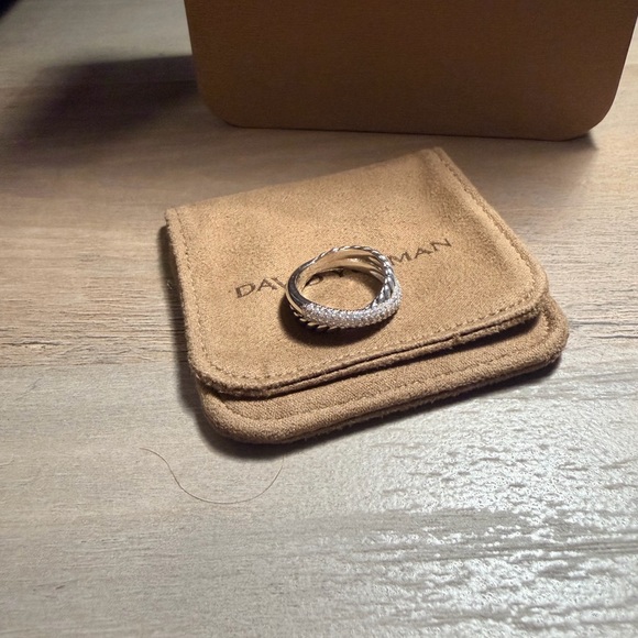 David Yurman Silver and Black Women's Ring - Picture 7 of 7